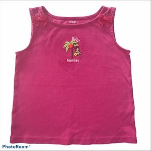 Gymboree wild for zebra silly monkey top